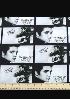 Elvis Fabric  89cm X 1.4m 100% Cotton • $18.99