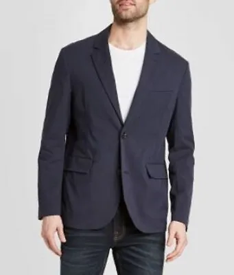 Men's Standard Fit Kenwood Tech Blazer Goodfellow & Co Blue Midnight S L XL • $39.99