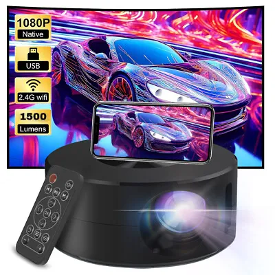 Portable Projector Android WIFI Home Theater Cinema Projector 1080P Video Mini • $29.99