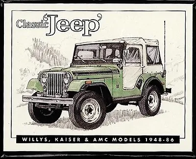 £3.75 • Buy CLASSIC JEEP Collectors/Trading Card Set - Willys' Kaiser & AMC Models 1948-1986