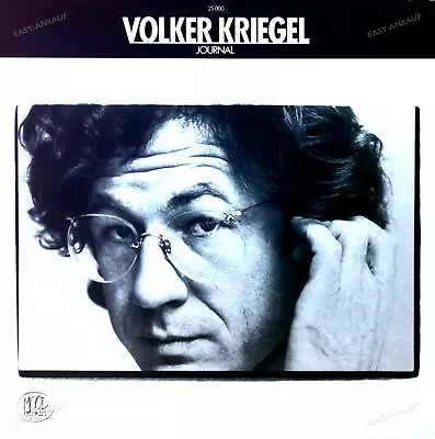 Volker Kriegel - Journal LP (VG/VG) .* • $11.99