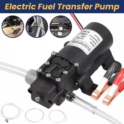 Diesel Oil Fuel Transfer Pump 12V 60W Electric Fuel Auto Extractor Pump Motor • $24.60