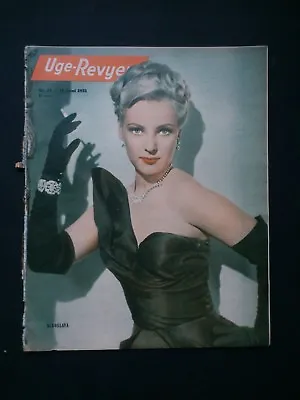  UGE-REVYEN  No.25/1951.Miroslava.Osvald Helmuth.Lizabeth Scott.Tarzan Comic. • $19.50