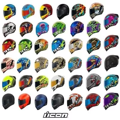 Icon Airform Full Face Street Motorcycle Helmet - Pick Size & Color • $225