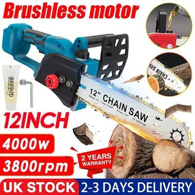 For Makita Electric Cordless 12  Chainsaw One-hand Saw Wood Pruning Cutter Body • £33.86