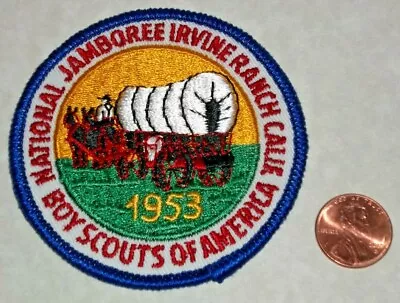 Bsa Boy Scouts Of America Oa Irvine Ranch Ca 1953 Jamboree Wagon Pocket Patch 3  • $31.50