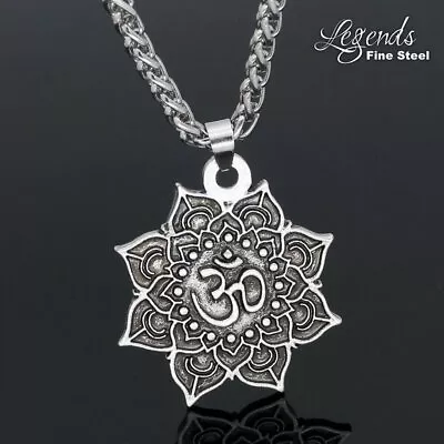 LEGENDS Tibetan Mandala Spirit Sanskrit Amulet Pendant Necklace • $10.99