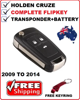 $34.50 • Buy Suitable For Holden Cruze Remote Flip Key JG JH 2009 2010 2011 2012 2013 2014  
