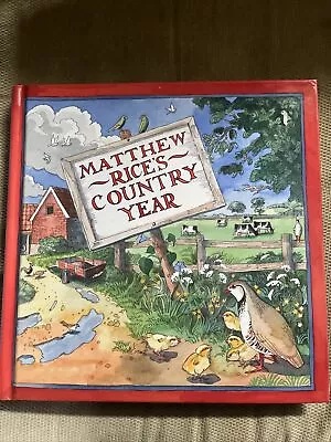 £15 • Buy Matthew Rice's Country Year- Unspecified Diary- New- Beautiful Illustrations