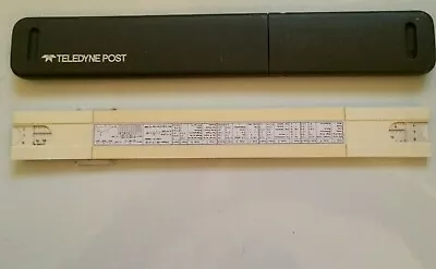 Teledyne Post 44BA-470 Slide Rule In Plastic Case Vintage  • $21.24