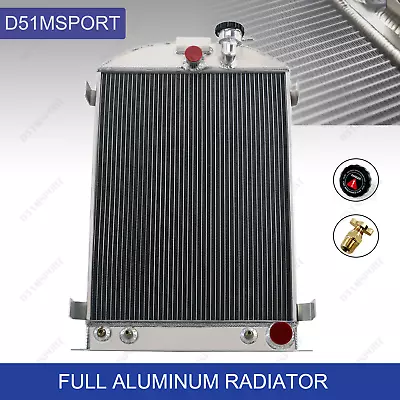 4 Row Cooling Radiator For 1930-1936 1931 1932 Ford Model-A Hot Rod Chevy V8 • $209