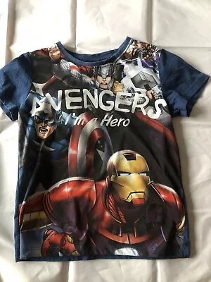 Boys Avengers T-Shirt Size 7-8 Years. Used • £1.99