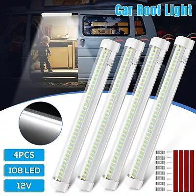 4x 12V 108 LED Car Interior Roof Light Ceiling Dome Lamp RV Camper Trailer Truck • $17.99