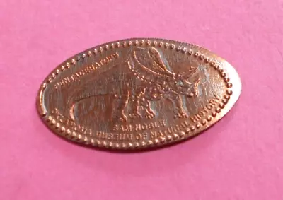 Oklahoma Museum Of Natural History Elongated Penny USA Cent Pentaceratops Coin • $1.99