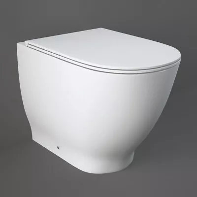 RAK Moon Rimless Back To Wall Toilet - Soft Close Seat • £306.95
