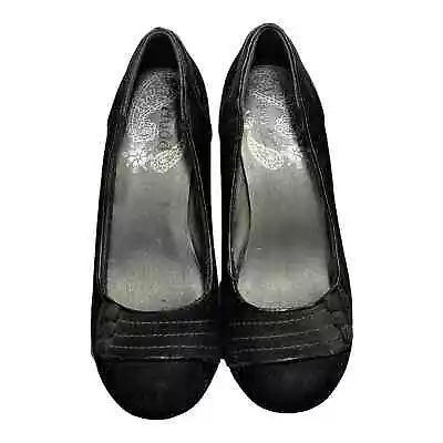 Mudd Shoes Pump Round Toe Faux Leather Casual Women’s Size 6.5 M • $25.78