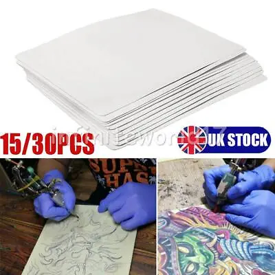 15-30PCS Tattoo Practice Fake Skin Blank Sheets 20x15cm Quality Synthetic UK • £8.90