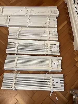 Ikea White Venetian Blinds Various Sizes - Sold Separately 80cm By 120cm+ • £10