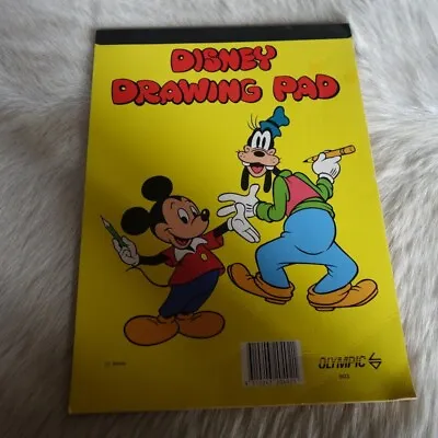 VINTAGE Mickey Mouse Drawing Pad Vintage Goofy Book Vintage Disney Book A4 • £26.75