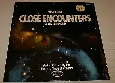 Music From Close Encounters Of The Third Kind Electric Moog Orchestra LP New Oop • $24.95