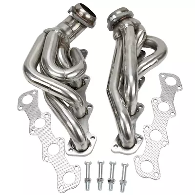 Fit 1997-03 Ford F150 F350 F450 F250 Expedition 5.4L V8 Shorty Manifold Headers • $148.99