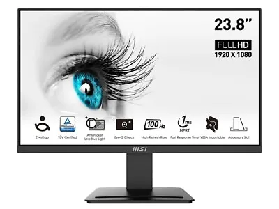 MSI PRO MP2412 23.8  FHD VA 100Hz 1ms Business Monitor PRO MP2412 • $119