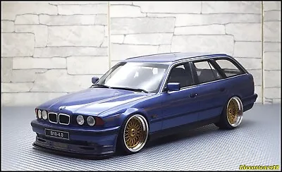 1/18 OttoMobile BMW Alpina B I 0 4.0 E34 Touring Blue With Bbs Rims Gold 19  • $320