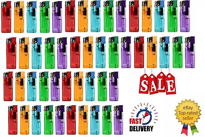 £11.49 • Buy Electronic Lighters With Adjustable Flame Pack Of 50