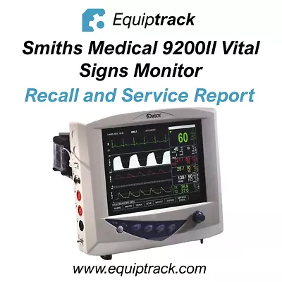 Smiths Medical 9200II Vital Signs Monitor (Service Report) • $45