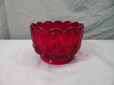 L.G. Wright Ruby Red Glass Moon & Stars Finger Bowl • $19.99