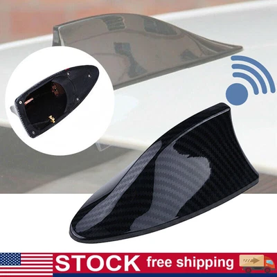 $9.99 • Buy Black Roof Antenna Cover Shark Fin For Lexus LS IS ES CT RC Carbon Fiber Style