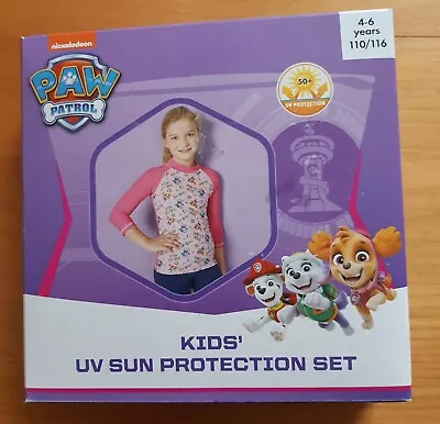 £3.50 • Buy Paw Patrol Girl's UV Sun Protection Top Age 4-6 Years. Brand New 