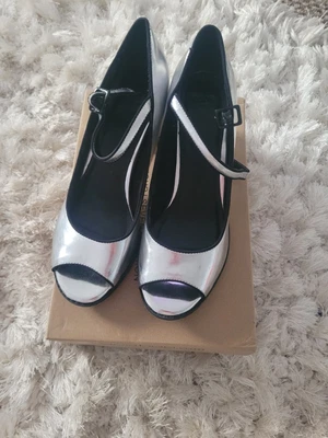 £4.99 • Buy Silver 60s Style Shoes