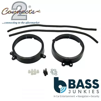 Connects2 Brackets Fit 6.5  Speakers To A Mercedes CLK 2002-09 [Front Doors] • £14.95