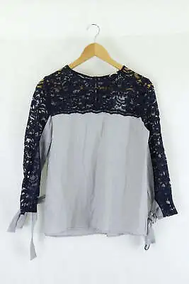 Zara Blue Blouse M By Reluv Clothing • $13.20