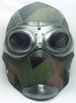 $64.95 • Buy Army Of Two  Thane 3  (Noir) Woodland Custom Fiberglass Paintball / Airsoft Mask