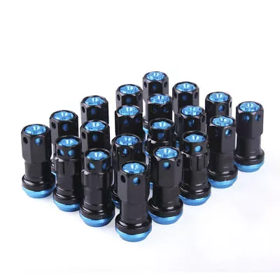 20pcs Blue M12 X 1.5 Mm Composite Close End Heavy Duty Wheel Lug Nuts R40 • $75.21