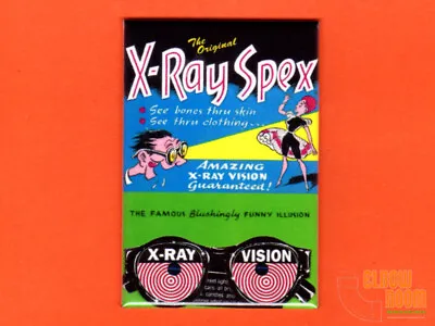 $3.75 • Buy X-Ray Spex Glasses Package Art 2x3  Fridge/locker Magnet X-ray Vision 50s 60s