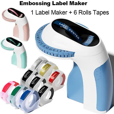 Dymo 3D 9mm Embossing Tape Compatible For Dymo Junior E975 Embosser Label Maker • £16.14