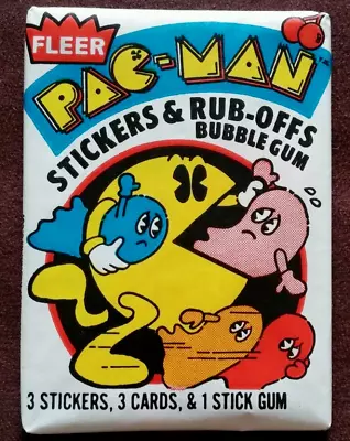 1980 Fleer Pac-Man 1 Unopened Pack • $68.35