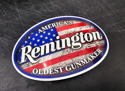 REMINGTON Gun Logo Vinyl Sticker Decal US Flag **FREE SHIPPING** RIFLE SHOTGUN • $3.49