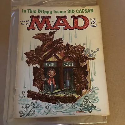 Mad Magazine #55 June 1960 VG Iconic Magazine With Shipping Included • $19.90