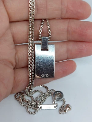 £85 • Buy 925 Sterling Silver Links Of London Ingot Pendant Necklace 20 