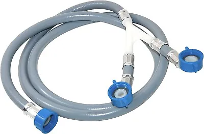 Washing Machine Water Hose Dual Split Y Type Universal Cold Fill 1.2M • £12.69