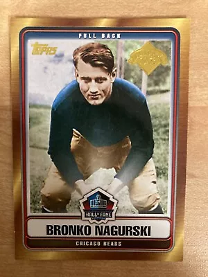 2006 Topps Elected The Hall Insert #HOF-BN Bronko Nagurski Chicago Bears NrMt • $3.50