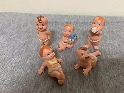 Vintage 1991 Galoob Magic Diaper Babies Lot Of 5 Figures • $19.99