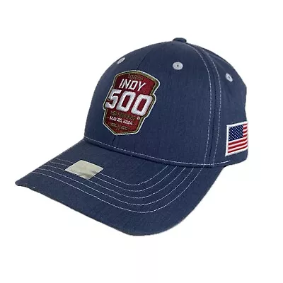 108th Indianapolis IndyCar 2024 Adult 500 Race 5.26.2024 Blue Spectacle Hat • $29.65