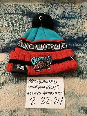 DS NWT New Era NBA Vancouver Grizzlies Knit Winter Hat/Beanie FREE SHIPPING!! • $14.99