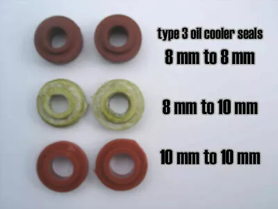 VW TYPE 3 ENGINE 1500cc / 1600cc OIL COOLER SEAL SET 1961 TO 1973 • $10