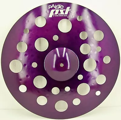 $225 • Buy Paiste PSTX 20  Swiss Medium Crash Cymbal/Color Sound Purple/Model #CY0001259920